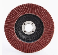 Disque à lamelles en oxyde d'aluminium 4,5 pouces 115 mm, meule abrasive de qualité industrielle pour métal et acier