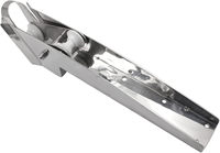 Rodillo de proa para ancla de barco de acero inoxidable, articulado y pivotante, doble, con pasadores de liberación rápida articulados