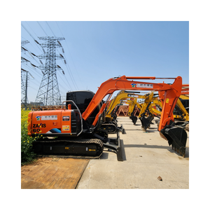 Mini pelle HITACHI ZX60 d'occasion originale de haute qualité 6 tonnes Pelles hydrauliques sur chenilles Hitachi d'occasion Vente au comptant - Product Image 1