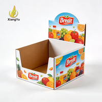 Boîte de présentation PDQ personnalisée en carton ondulé, présentoir de comptoir pour la vente au détail, emballage pour cosmétiques, compléments alimentaires, directement de l'usine