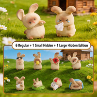Diverse mini resin hondenfiguren, schattige puppy dierenminiaturen voor DIY knutselwerk, feeëntuin, micro landschap, poppenhuis, huisdecoratie
