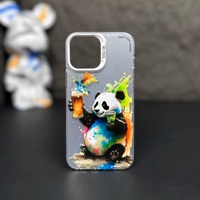 Étui de téléphone personnalisé de luxe au design graffiti manga pour iPhone 15 Pro Max 14 13 12 11 XS XR Plaqué mat antichoc
