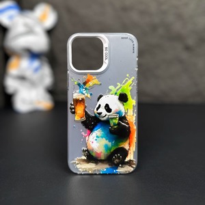 Étui de téléphone personnalisé de luxe au design graffiti <span class=keywords><strong>manga</strong></span> pour iPhone 15 Pro Max 14 13 12 11 XS XR Plaqué mat antichoc - Product Image 2