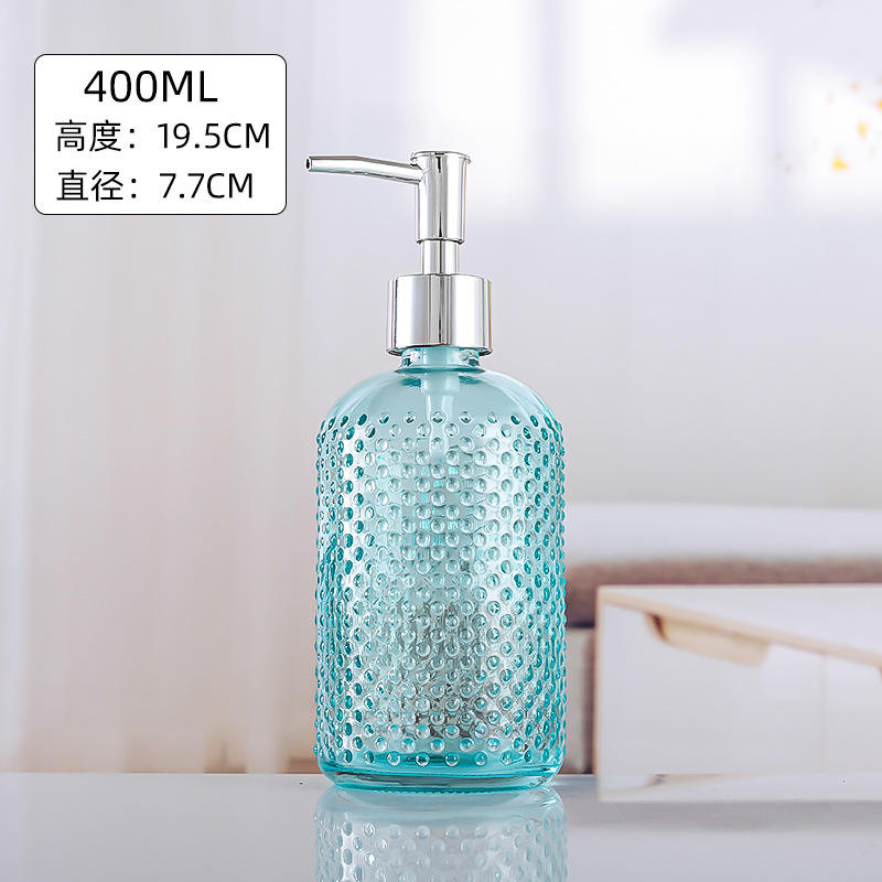 ขวดสีน้ำเงิน + ปั๊มเงิน