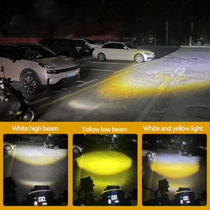 Focos LED para Motocicleta, Súper Brillantes, Doble Color, 4 Modos de Destello, Faros Delanteros para Moto, Resistentes al Agua IP68, Faros Antiniebla para Camiones y Jeeps MO57 - Product Image 6