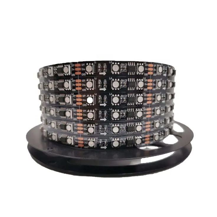 32.8 Feet Led Ribbon Tape Light 10 Meter 5050 Colour Changing Rgb Rgbic Ws2811 Smart Addressable Led Strip
