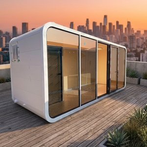 2026 Produk Baru Rumah Kapsul Mewah Prefabrikasi Baja Hotel Kecil Prefab Pod Container Cabin <span class=keywords><strong>28</strong></span> Meter Persegi - Product Image 1