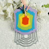 AAGU nuovo taglio metallo muore stampo Scrapbooking taglio carta d'invito a mano etichetta artigianale carta Scrapbooking taglio Die