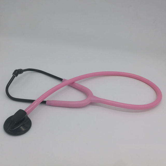 The Medical Single-head Stainless Steel Stethoscope Sold by the Factory Is Used for Heart Auscultation