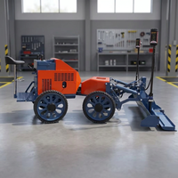 Machine de nivellement et de nivellement laser pour béton, tractable, 30 CV |   Système de nivellement de sols industriels