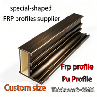 Profils en FRP moulés sur mesure, formes en fibre de verre extrudées pour la construction et la bâtiment