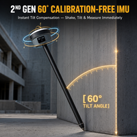 Penerima GNSS RTK V10Li 1408 Kanal Instrumen Survei Visual Foto Grametri Laser