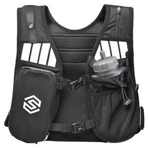 Deportes al aire libre Poliéster Ciclismo Hidratación Chaleco para correr con mochila reflectante de doble bolsillo para maratón Trail Jogging Bolsas - Product Image 2