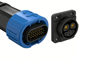 Cable Híbrido de Señal y Alimentación para Motor KE BA KM10-3PHB-M23-025-KF051D-JW, Conector de Rosca M23, Funcionamiento de -20 a +80 - Product Image 4
