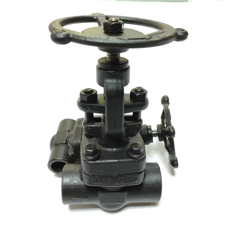 J61h Pn25 Pn64 Pn160 Threaded Welded Flanged A105 Forged Steel Globe Valve