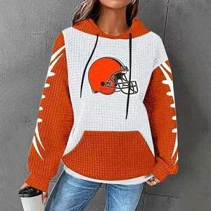 定制辛辛那提孟加拉跨境时尚彩色3D打印长袖春季套头衫连帽衫休闲上衣冬季 - Product Image 4