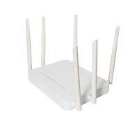 F680 4GE+1USB+2TEL GPON ONT 6 antennes SC UPC Équipement fibre optique Routeurs Gigabit avec Wi-Fi double bande FTTH