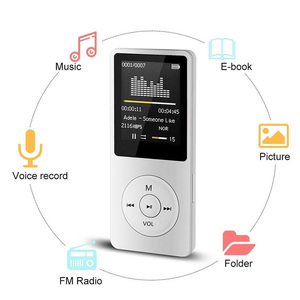 Nuevo reproductor de música Mp3 caliente con pantalla Lcd altavoz incorporado receptor de <span class=keywords><strong>Audio</strong></span> inalámbrico portátil Bt reproducción de música deportes <span class=keywords><strong>MP4</strong></span> - Product Image 4
