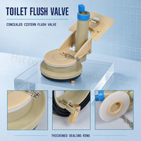 Kit complet de réservoir WC OEM ODM avec valve d'admission et levier de chasse latéral – Composant professionnel pour l'entretien des salles de bain – Unité de quincaillerie HO104-5