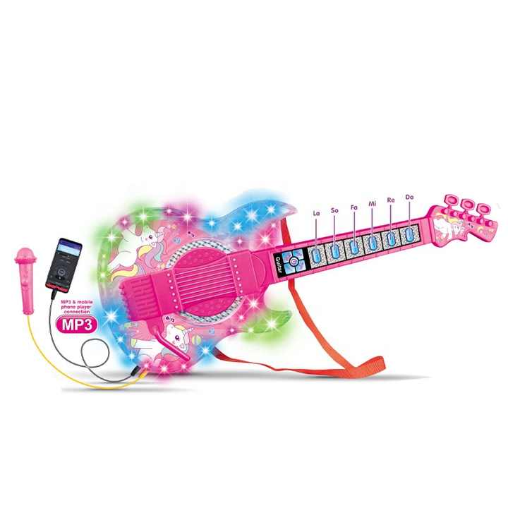 Pincess Princess プリンセス プリンセス ギターピック ピンク色のプリンセスおもちゃプラスチックギター楽器