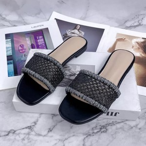 Big Size Summer Flat Shoe Fashion <strong>Slip</strong> On Outdoor Slipper For Women and Ladies Shoes - Product Image 3