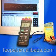 High Quality TECPEL Single Channel K-Type Digital Temperature Thermocouple Thermometer with Plastic Housing for Industrial Use