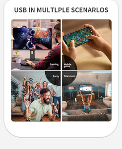Enceinte Bluetooth portable d'extérieur avec karaoké, lumière de flamme RGB, enceinte pour fête, système de <span class=keywords><strong>sonorisation</strong></span> 120W avec microphone - Product Image 6