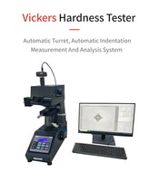 ISO 6507-2,ASTM E92 Hand Turret Micro Vickers Hardness Tester with Automatic Measuring System High Resolution Image Acquisition