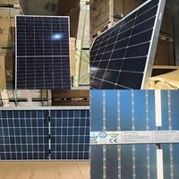 Jinko N JKM590N-72HL4-BDV panel surya Bifacial tipe 580W 585W 590W untuk sistem tenaga surya