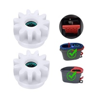 Accessoires en gros : Engrenage de balai serpillère plat en tissu, design rotatif innovant, avec arbre de transmission
