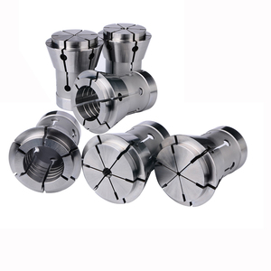 Machine Pull Type Collets DIN 6343 <strong>Chuck</strong> Grooved Bore RIKEN SAD25/40/60 <strong>Large</strong> Spring Steel Collet