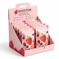 Op maat gemaakte, hoogwaardige, waterdichte, gegolfde displaybox voor gedroogd fruit met sponsvoering en eenvoudig te openen ontwerp