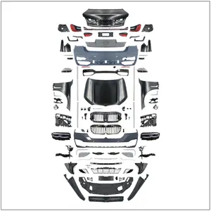 Классический Корпус в сборе, обвес, решетка, налобный фонарь, задний рассеиватель для BMW 7-Series F01/02 2009-2015, обновление до G11/12