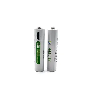 高品质电动深循环微型usb充电电池aa aaa 1.5 v电池