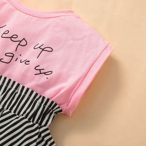 Robe pour filles, design à manches courtes, vêtements pour enfants, robe décontractée pour petites filles - Product Image 4