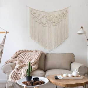 Atrapasueños de Macramé, <span class=keywords><strong>Tapiz</strong></span> de Pared Contemporáneo Tejido a Mano, Algodón Ecológico Lavable, Decoración del Hogar, Cuarto de Niños - Product Image 6