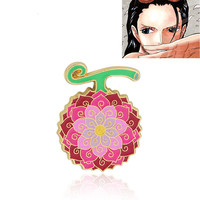Broches en émail One Piece pour chapeau, sac à dos, vêtements, Luffy, Fruit du Diable