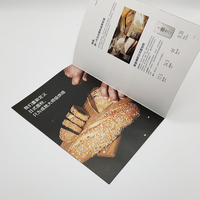 12P A4 Katalog Menu Desain Kustom Brosur Sadel Jahitan Buku Cetak