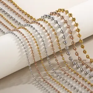 Ожерелье из нержавеющей стали, 6 мм, 3 мм