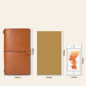 Cuaderno Retro de cuero PU hecho a mano, diario Vintage, cuaderno de bocetos, planificador Retro de viaje, gran oferta - Product Image 4