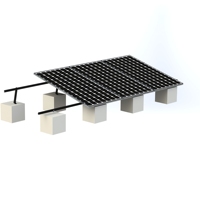 Support de montage réglable pour panneaux solaires photovoltaïques en aluminium pour toiture en tôle