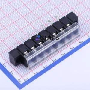 KF28HM-7.62-7P Barrier Terminal Block Through hole Component (THT),P=7.62mm Connector With Cover Plate 7.62mm 1x7P Straight Pin - Product Image 1