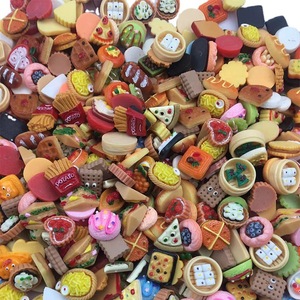 Ciondoli in resina a forma di cibo, piatti, sfusi, per decorazioni <span class=keywords><strong>fai</strong></span> <span class=keywords><strong>da</strong></span> <span class=keywords><strong>te</strong></span>, ciondoli kawaii, decorazioni per telefono, confezione mista casuale, all'ingrosso, Y2K - Product Image 4
