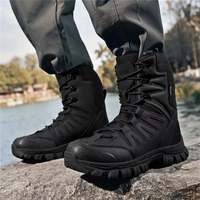 Bottes de randonnée imperméables confortables de grande taille pour les voyages en plein air, bottes tactiques