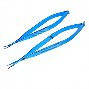 Tijeras Oftálmicas Manuales de Acero Inoxidable con Punta Fina, Juego de Instrumentos para Cortar Tejido Conjuntival para Cirujanos Oftalmológicos - Product Image 4
