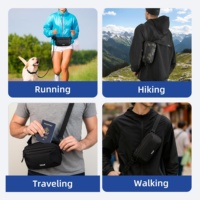 Sac de ceinture tactique léger et portable personnalisé, résistant à l'eau, avec sangle réglable pour les voyages, la randonnée et les activités de plein air