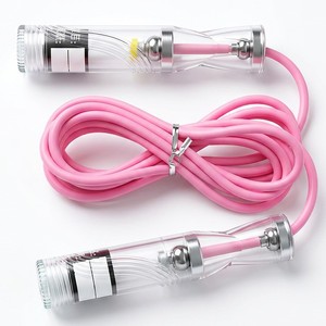 <span class=keywords><strong>Cuerda</strong></span> <span class=keywords><strong>de</strong></span> Saltar Multicolor Luminosa, Antideslizante, Portátil, Ligera, Resistente al Desgaste, para Entrenamiento Físico y Pruebas Corporales - Product Image 4