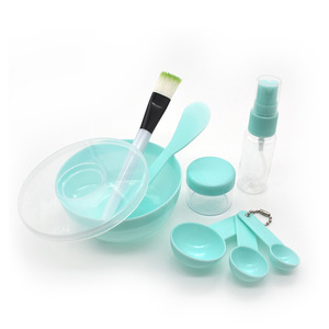 <b>Silicone</b> Cosmetic Beauty Mask Bowl Soft Film <b>Stick</b> Brush Homemade Face Application Skin Care Set Custom Logo Multi-Piece Split - Product Image 1