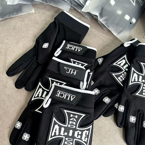 Alice for Cross PU Wrist-Length Motorcycle Gloves with Adjustable Strap for Beach Use Needle-Detecting <strong>ASAP</strong> Rocky Style - Product Image 4