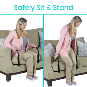 Barra de Apoyo Plegable para el Hogar y Prevención de Caídas, Barra de Agarre para Personas Mayores, Barra de Seguridad Ajustable para Cama, para la Seguridad de Adultos Mayores - Product Image 3